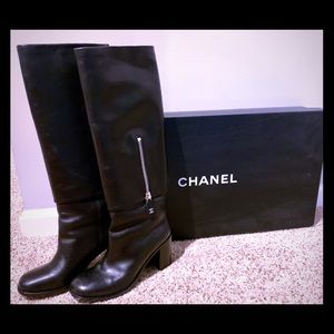 Chanel Knee High Boots
